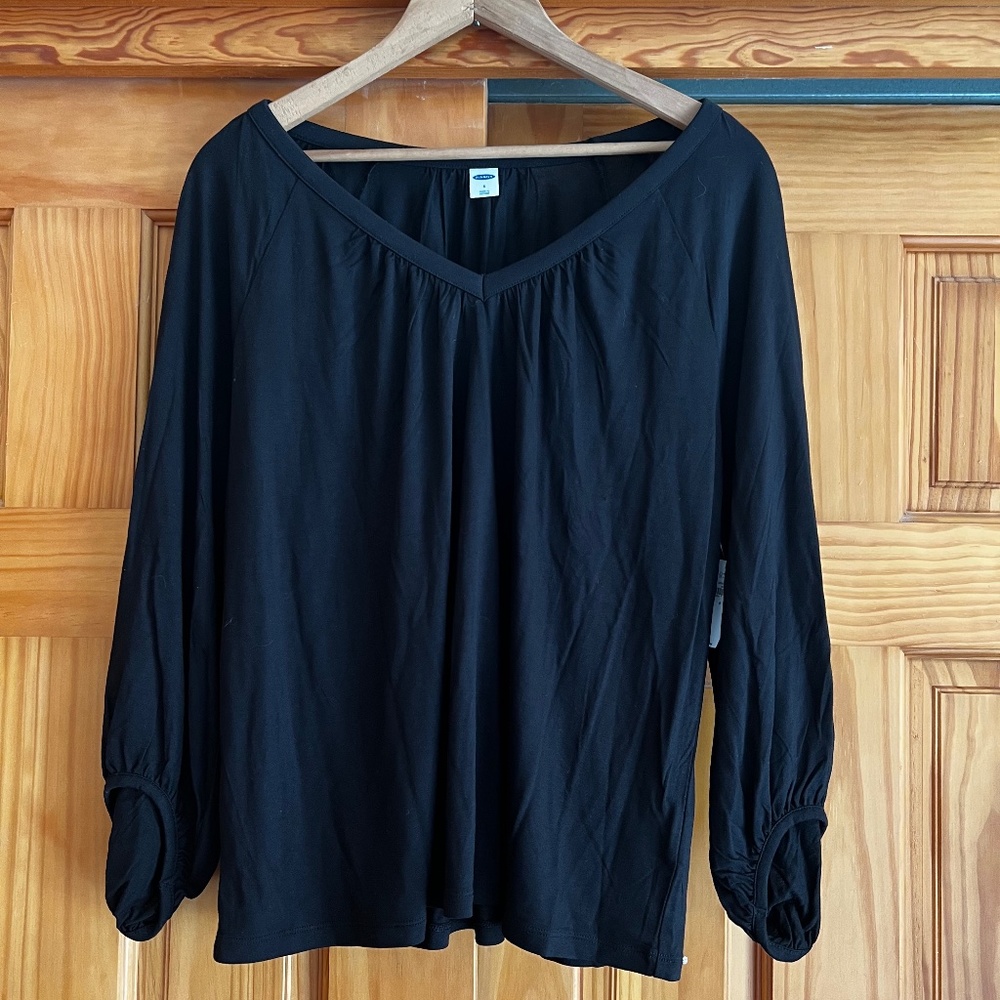 Old Navy Knit V-Neck Top S